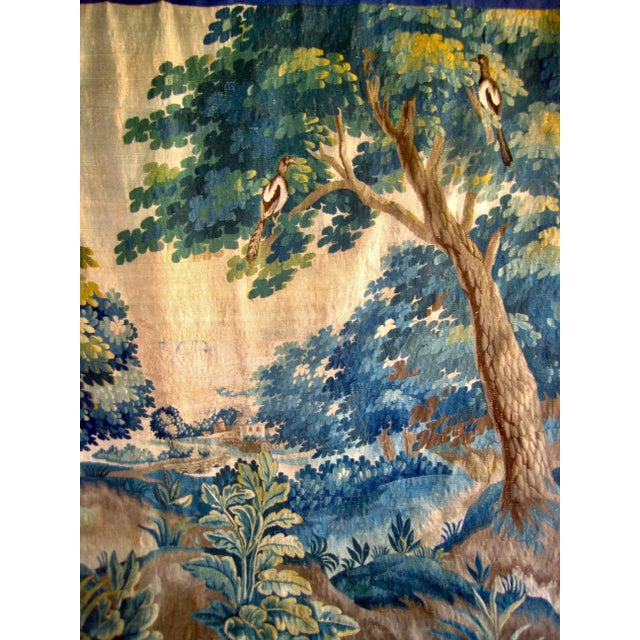 This tapestry form Aubusson is a Verdure so that means it s just showing a landscape often very pleasant like an open...