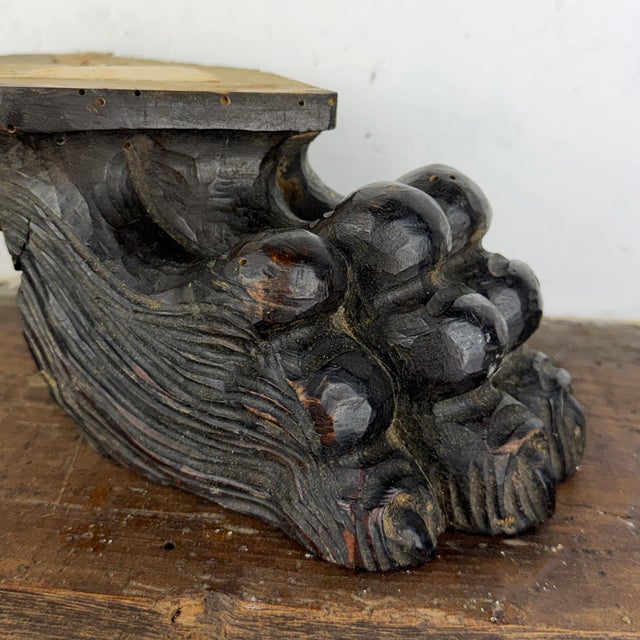 Large Italian Architectural Salvage Lion Feet, Set of 2 For Sale - Image 5 of 13