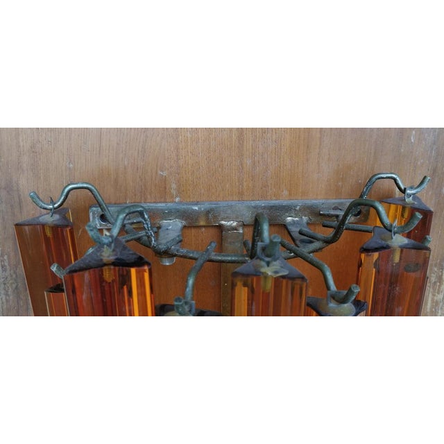 Vintage Wall Lights in Murano Glass from Venini, Italy, 1970s, Set of 2 For Sale - Image 11 of 12