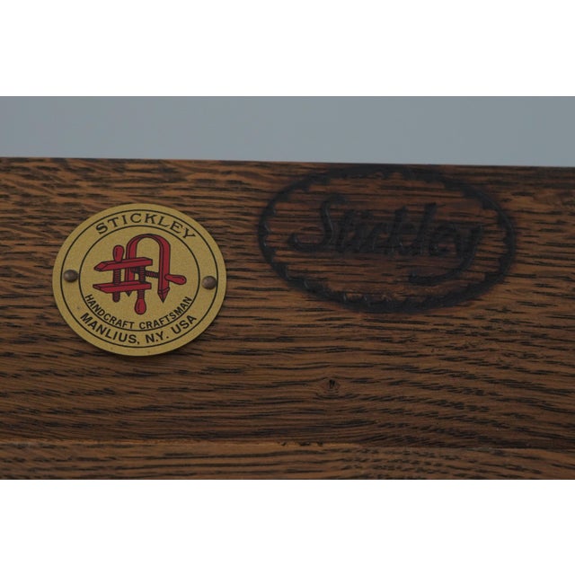 Mission Oak Arts & Crafts Stickley Bookcase For Sale - Image 15 of 16