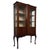 Early 20th Century Antique English Mahogany Glazed Display Cabinet For Sale - Image 6 of 12