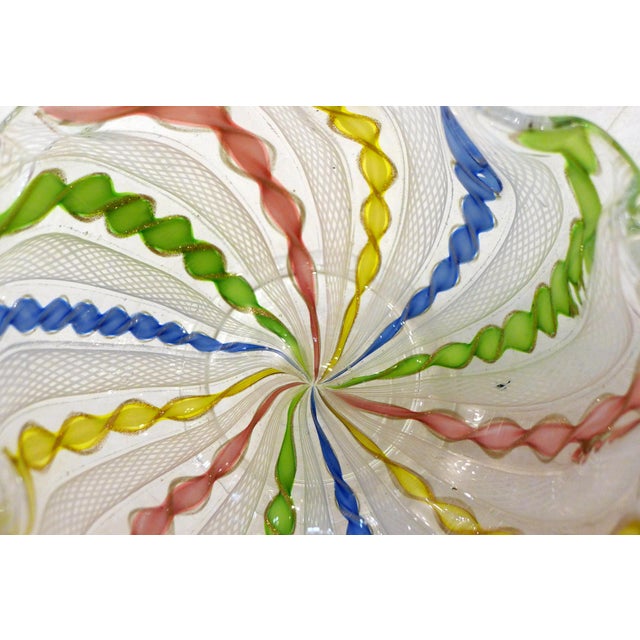 Small Vintage Murano Glass Bowl, 1960s For Sale - Image 9 of 13