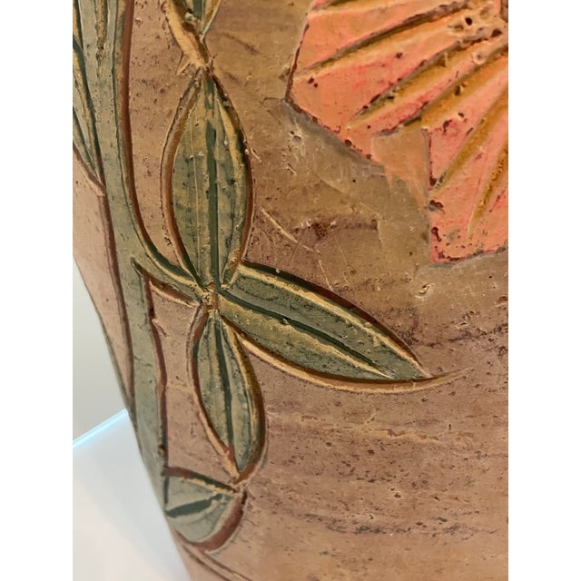 Vintage Terracotta Floor Vases, a Pair For Sale - Image 4 of 12