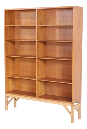 Kina Bookcase in Oak by Børge Mogensen for FDB Møbler, 1950s