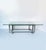 Coffee Table in Glass and Metal For Sale - Image 9 of 9