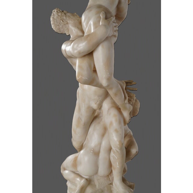 Italian Italian Carved Marble Sculpture Depicting "The Abduction of the Sabine Women" After Giambologna For Sale - Image 3 of 10
