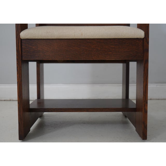 Pair Stickley Mission Oak Limbert Cafe Chairs For Sale - Image 11 of 18