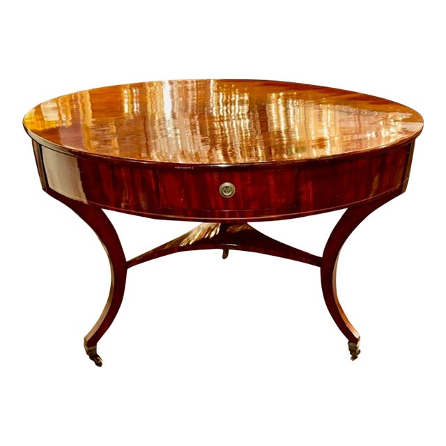 Early 19th Century German Biedermeier Mahogany Center For Sale