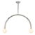 Metal Regina Andrew Happy Steel Pendant, Large, Polished Nickel For Sale - Image 7 of 7
