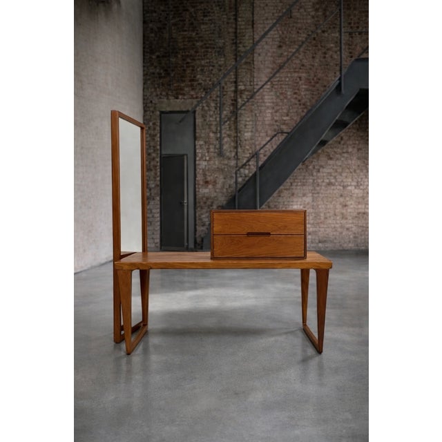 Teak Model 32 and 35 Entryway Set by Aksel Kjersgaard, 1960s, Set of 2 For Sale - Image 9 of 11