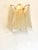 Champagne Contemporary Modern Sanded Champagne "Rondini" Murano Wall Sconces- Set of 3 For Sale - Image 8 of 9