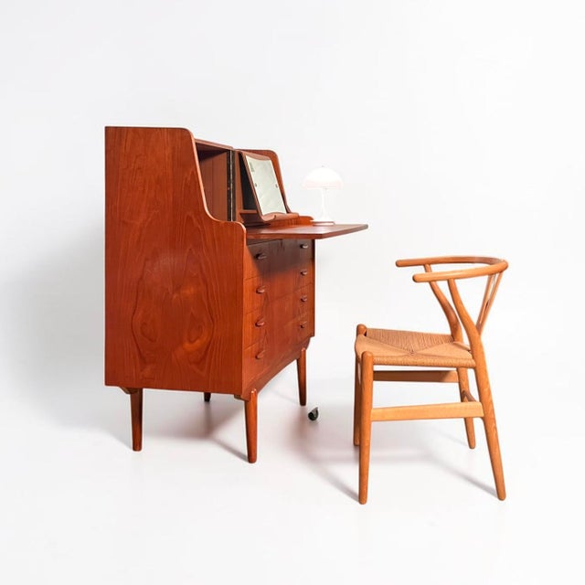Wood Danish Secretary in Teak from Storgaard Nielsen, 1960s For Sale - Image 7 of 16
