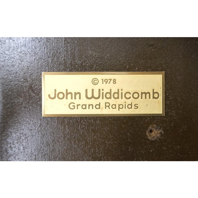 Very Fine John Widdicomb Lacquer Painted Decorated Console Sofa Table MINT