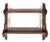 Wood Antique American Mahogany Victorian Pierce Carved Wall Shelf 3 Tier Bookshelf For Sale - Image 7 of 8