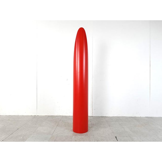 Mid-Century Modern Vintage Italian Floor Mirror, 1970s For Sale - Image 3 of 8