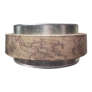 Old World Map Luminaire Chandelier For Sale