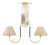 Mitzi Janie 13 in. 2 Light Linear in Aged Brass and True Bronze Finish For Sale