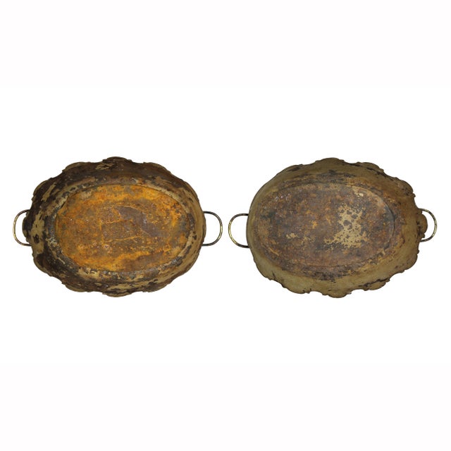 Metal Early 19th Century French Tole Verrieres - a Pair For Sale - Image 7 of 9
