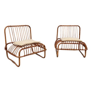 Lounge Chairs by Raffaella Crespi and Raboni for Vittorio Bonacina, 1960s, Set of 2 For Sale