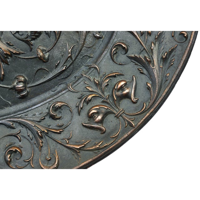 American Radiator Company Copper Plated Cast Iron Oval Medallion For Sale In New York - Image 6 of 12
