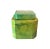Vintage Italian Mid Century Barware Marbled Green Hexagonal Lacquereare / Lacquered Ice Bucket For Sale In Dallas - Image 6 of 8