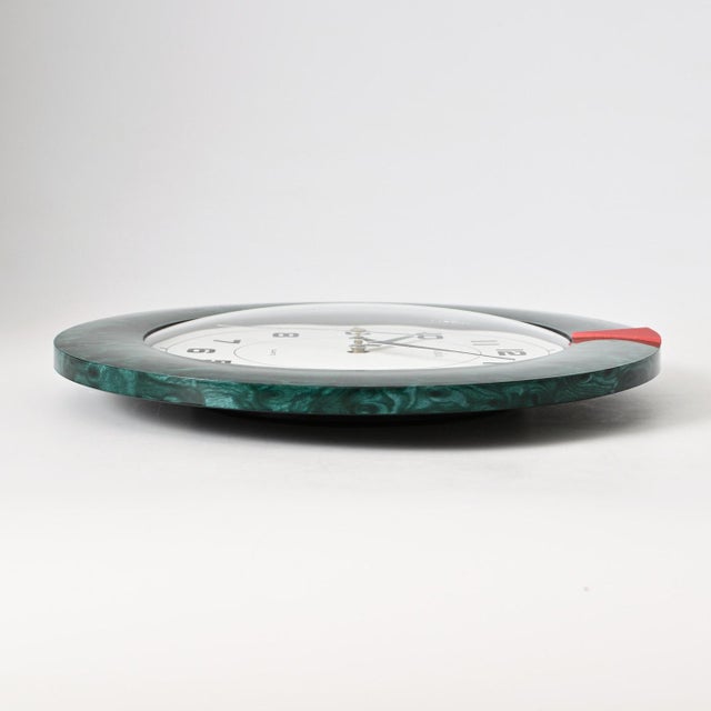 1990s Postmodern Wall Clock from Sanina, 1990s For Sale - Image 5 of 6