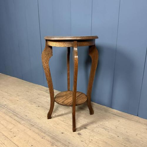 1950s Large Oak Plant Table For Sale - Image 5 of 14