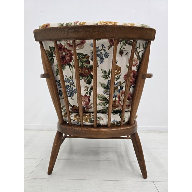 Mid-Century Modern Lounge Chairs with Floral Fabric by Anna-Lülja Praun, Austria, 1950s, Set of 3 For Sale - Image 17 of 18