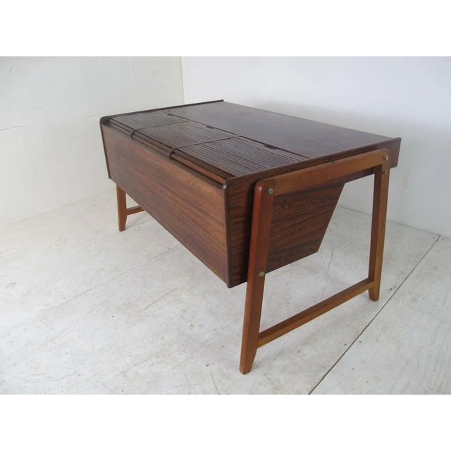 Mid-Century Modern Scandinavian Teak Desk by Clausen & Maerus for Eden Rotterdam, 1960s For Sale - Image 3 of 13