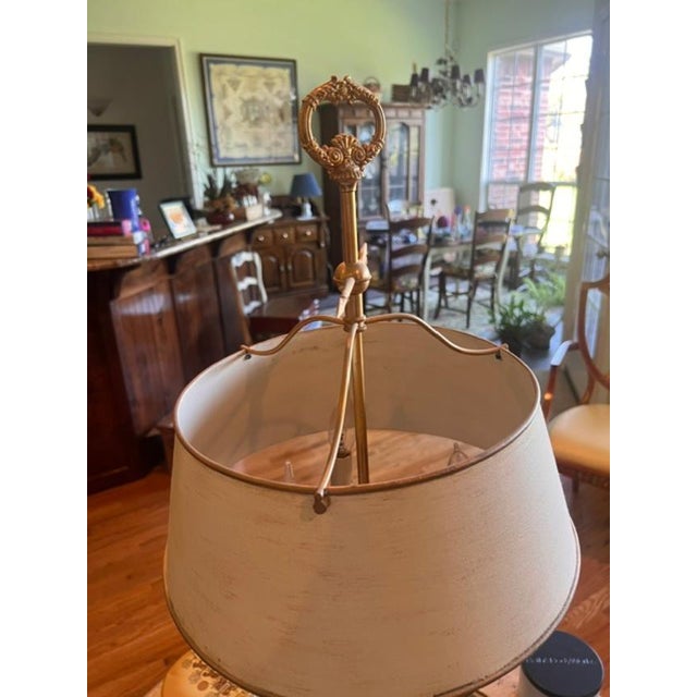 1920s 1920s French Empire Style Bouillotte Lamp For Sale - Image 5 of 6