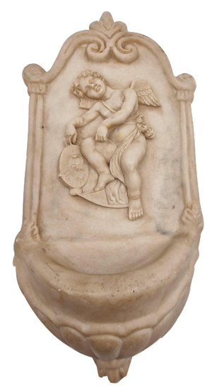 Marble Stoup by Edward William Wyon, 1847