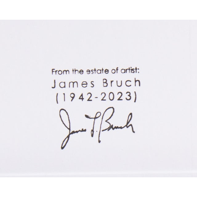 Contemporary Abstract Mixed Media Drawing by James L. Bruch For Sale - Image 3 of 7