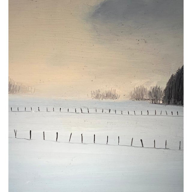 Claude Sauthier, Late Afternoon at Soujet, Oil on Wood, 1970s For Sale - Image 9 of 13