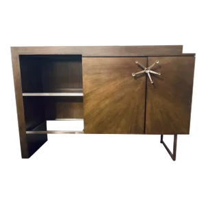 Lillian August for Hickory White Mod Retro Bar Cabinet