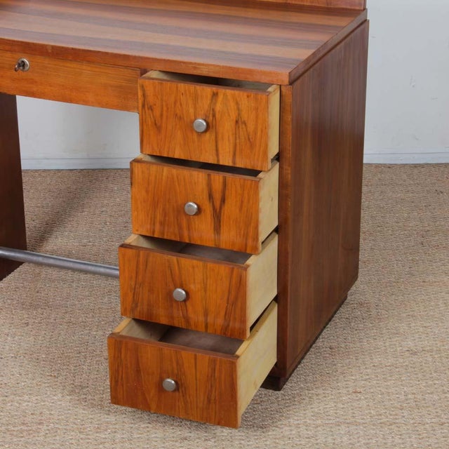 1940s Small Modern French Desk, 1940s For Sale - Image 5 of 9