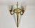 Antique Double Arm Wall Lights in Bronze, 1930, Set of 2 For Sale - Image 4 of 6