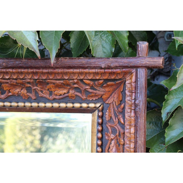 19th Century Black Forest Mirror attributed to the Levera Brothers in Turin For Sale - Image 3 of 8