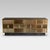 Contemporary Wires Brass Credenza with Fumé Glass Top from Flair Firenze For Sale - Image 3 of 8
