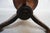 Antique Round Carved Wood Pedestal Side Table For Sale - Image 9 of 15
