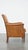 Cognac-Colored Sheep Leather Armchair For Sale - Image 3 of 14