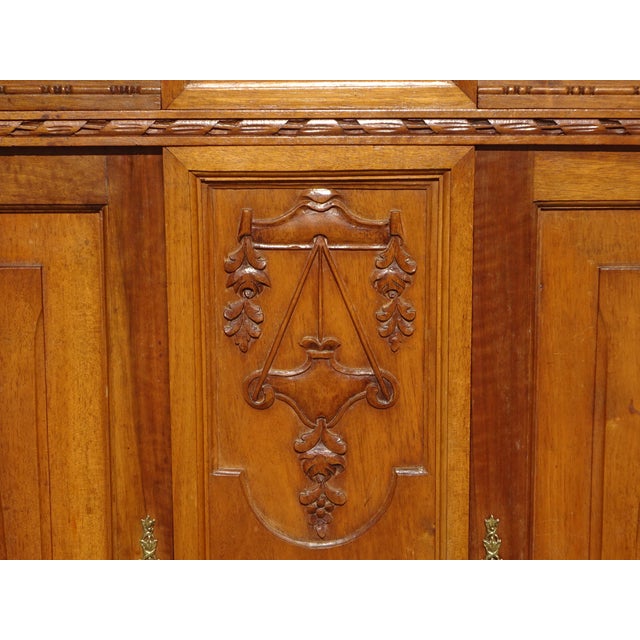 Art Deco Buffet in Walnut and Aleppo Breccia, 1920s For Sale - Image 14 of 18