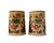 A beautiful pair of Staffordshire pottery mugs. Features hand painted mugs in the Indian tree pattern. Stamped “Schmid...