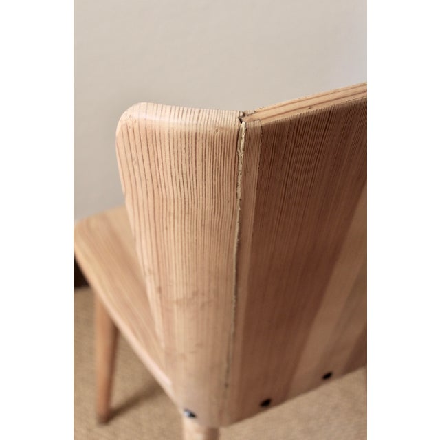 Swedish Pine Modell 510 Dining Chairs by Göran Malmvall for Svensk Fur, Sweden, 1950s, Set of 7 For Sale - Image 14 of 18