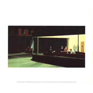 Edward Hopper, Nighthawks, Offset Lithograph, 1997 For Sale