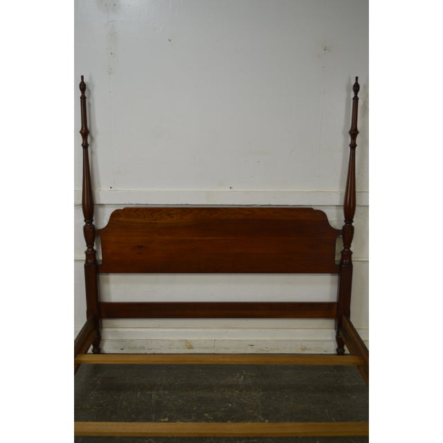 Pennsylvania House Solid Cherry Queen Size Poster Bed Chairish