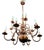 Flemish Two-Story Chandelier with Eagle in Brass For Sale