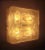 Mazzega Murano 1960s Square Murano Sconce / Flush Mount by Mazzega For Sale - Image 4 of 7