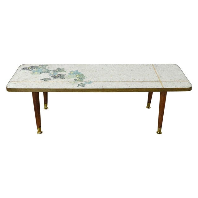 1950s Mosaic Coffee Table by Genaro Alvarez For Sale - Image 13 of 17