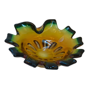 1960s Murano Style Art Glass Ashtray Bowl
