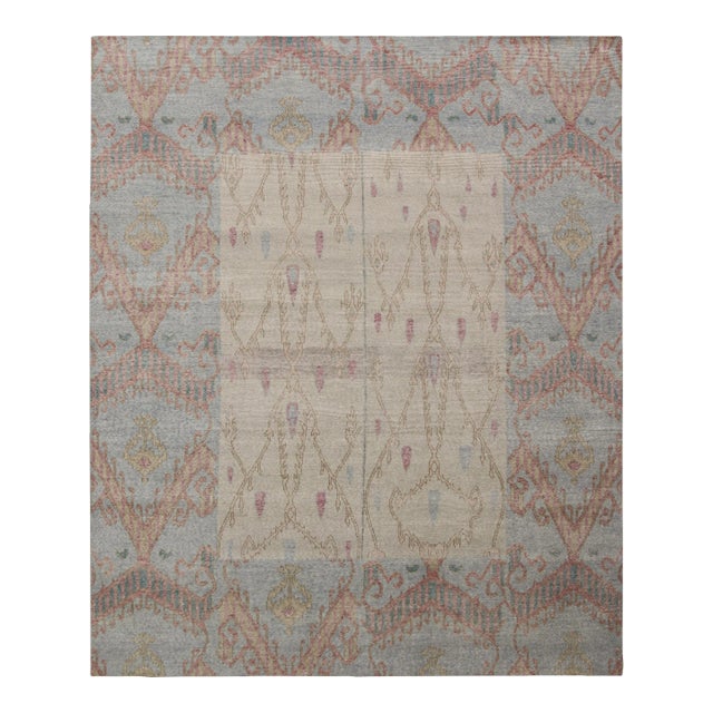 Rug & Kilim’s Oversized Mira Rug in Sky Blue, 13x19 For Sale